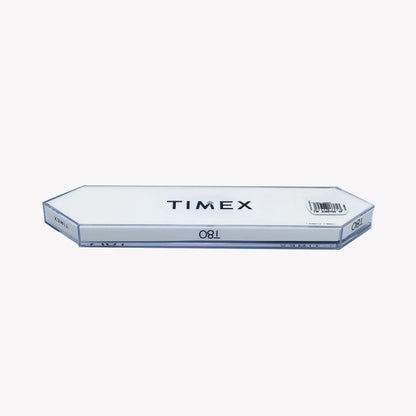 Timex Men's Silver Stainless Steel Watch, Black Dial | Tw2r71500