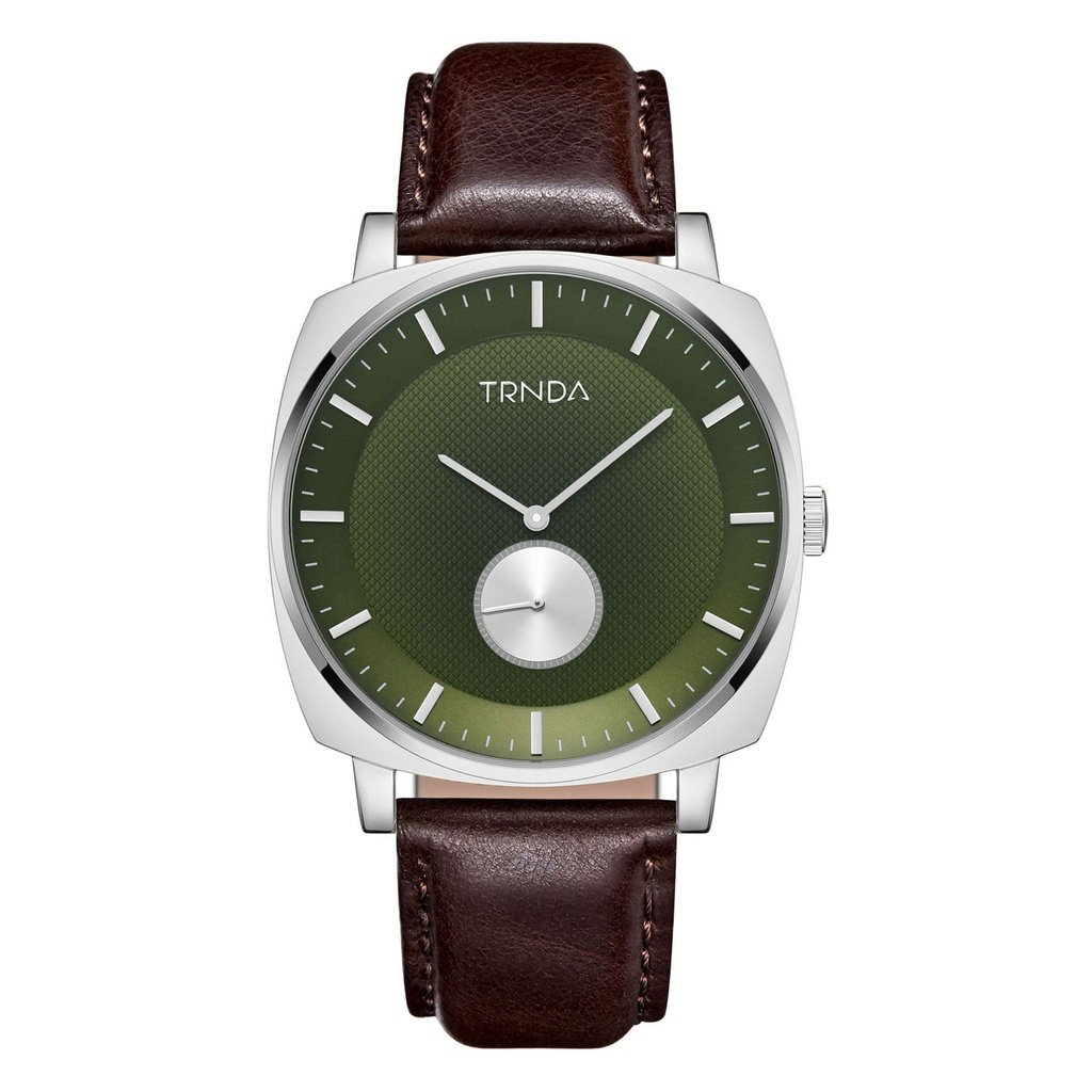 Trnda Men's Stainless Steel Watch, Seaweed Green Dial | Trnda45mm