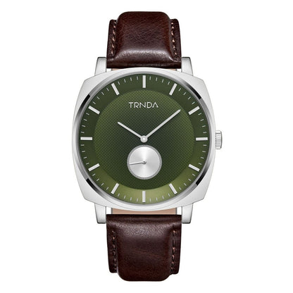 Trnda Men's Stainless Steel Watch, Seaweed Green Dial | Trnda45mm