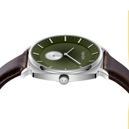 Trnda Men's Stainless Steel Watch, Seaweed Green Dial | Trnda45mm