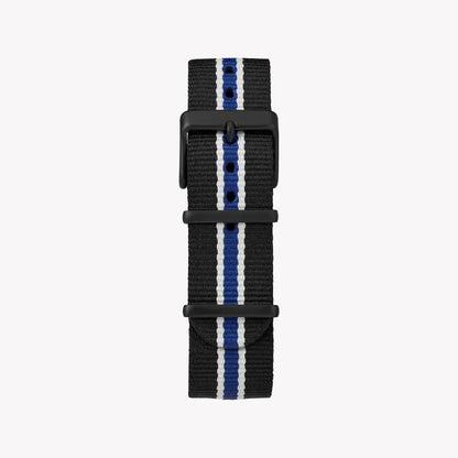Timex Men's Black Fabric Watch, Stainless Steel Case | Tw2t29700